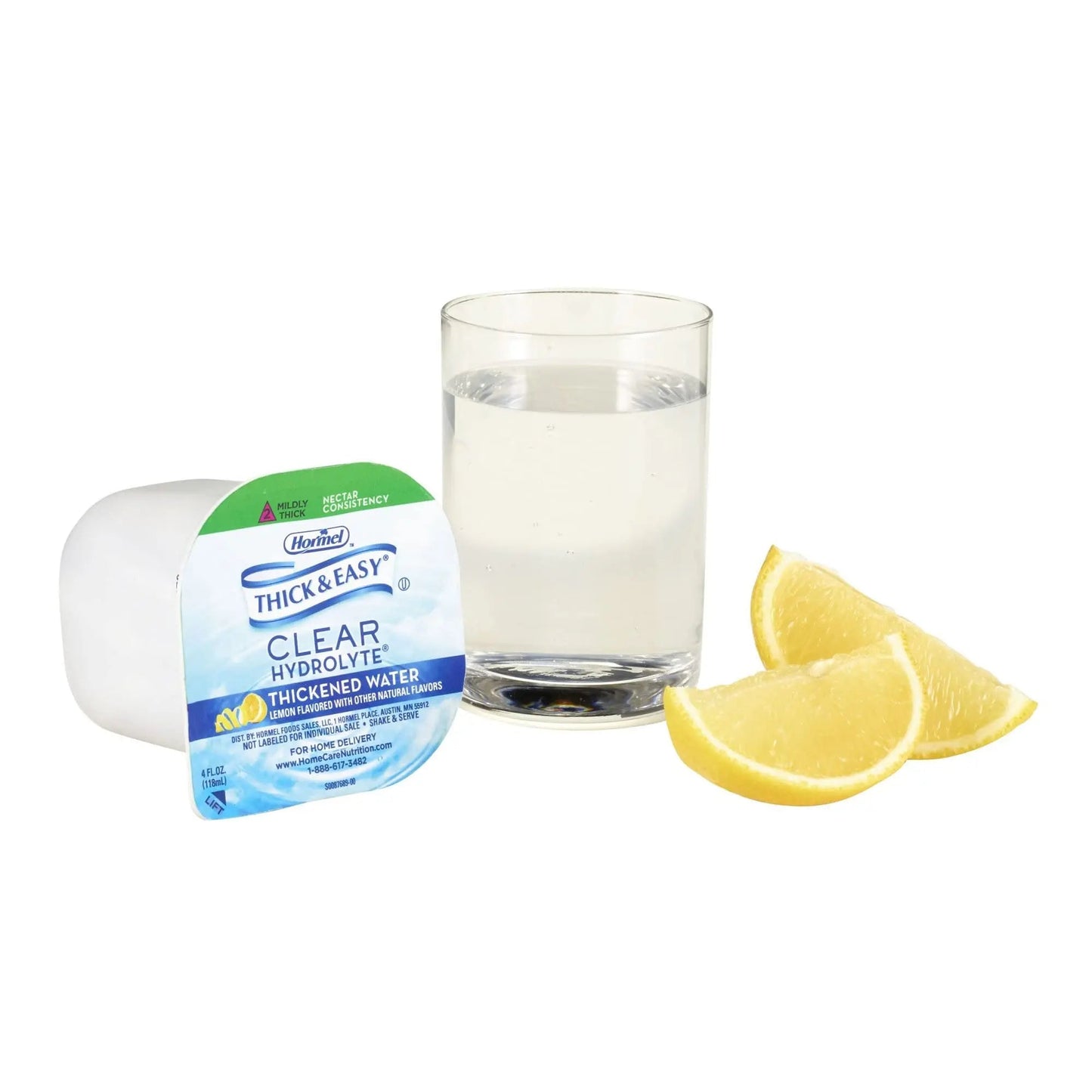 Hormel Thick & Easy® Hydrolyte Nectar Consistency Thickened Water 4 Ounce (Pack of 24) - Fresh Hearth