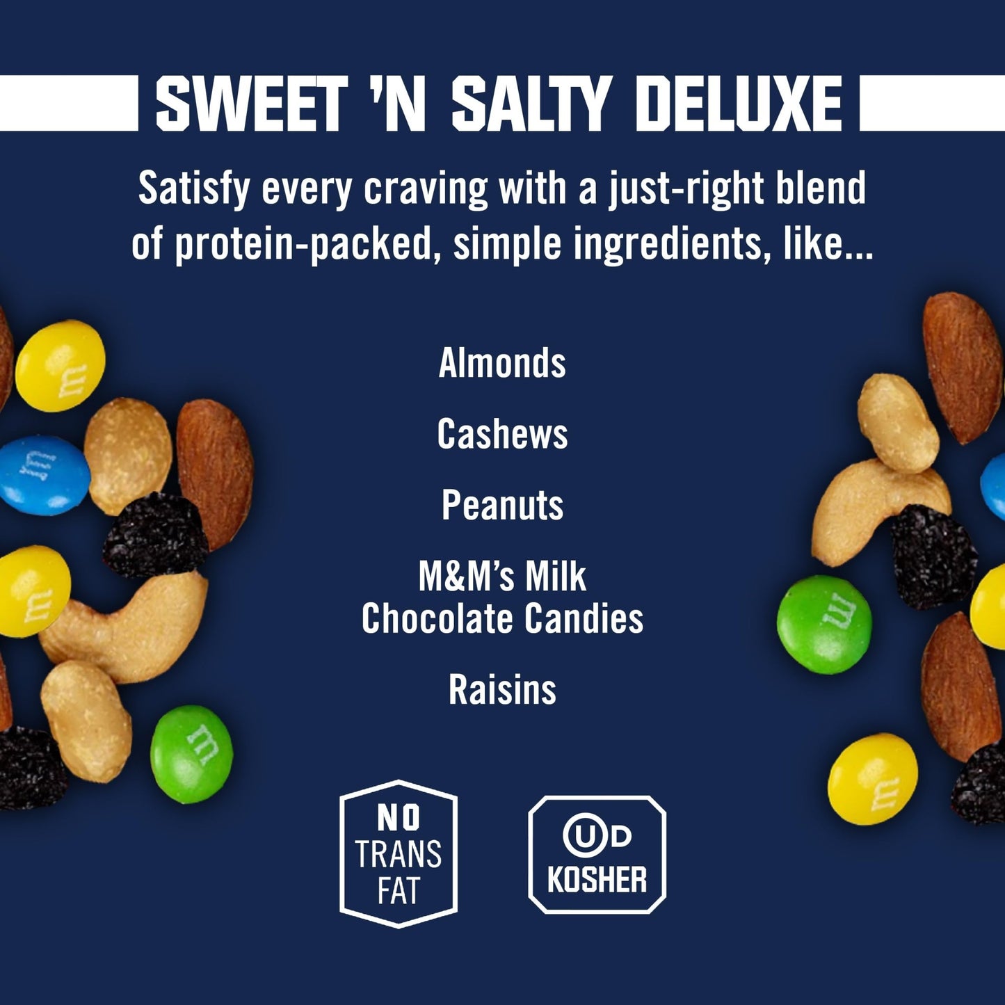 Kar’s Nuts Sweet ‘N Salty Deluxe Trail Mix, 1.5 oz Individual Snack Packs – Bulk Pack of 18, Gluten - Free Snacks - Fresh Hearth