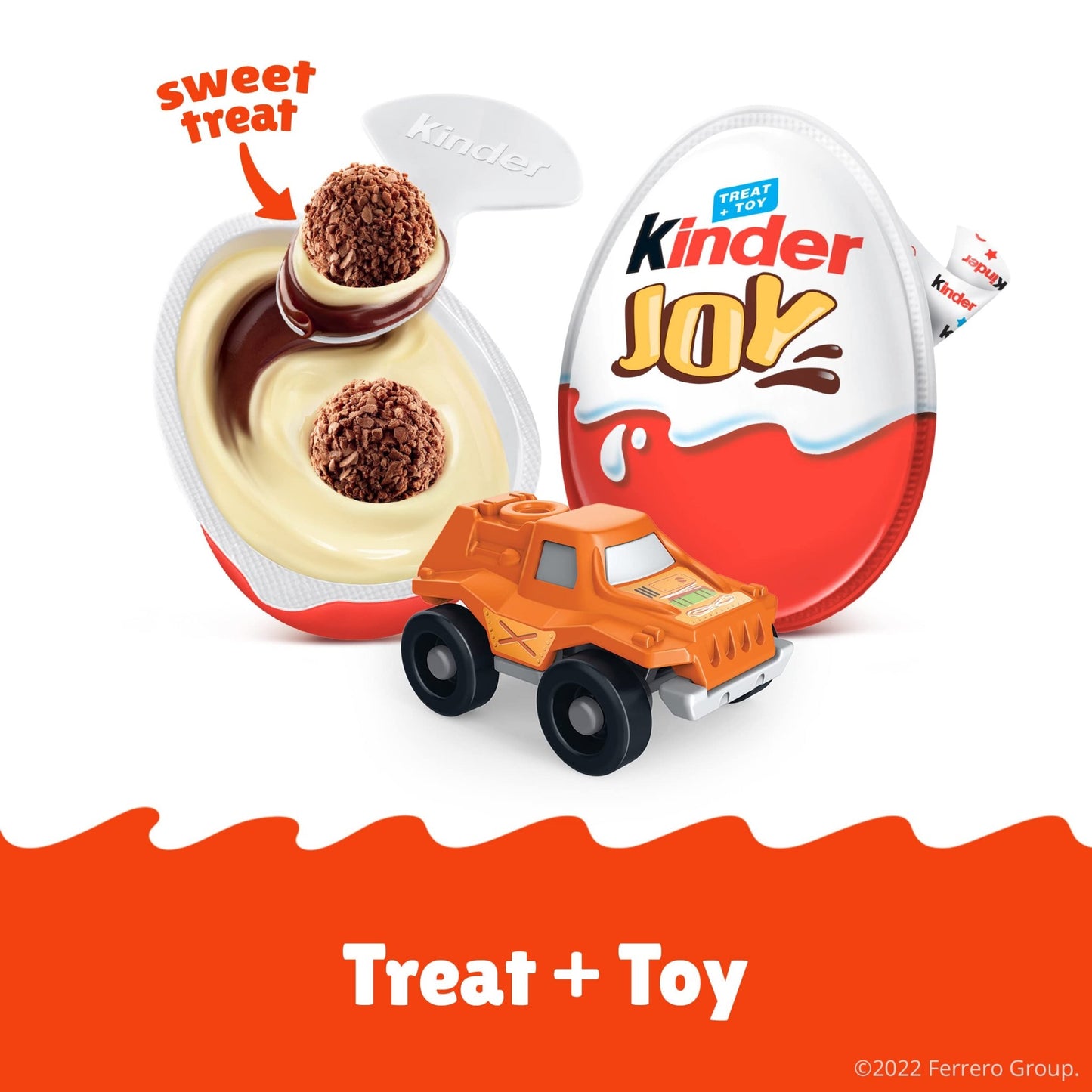 Kinder Joy Eggs, Bulk 15 Count, Treat Plus Toy, Sweet Creams and Chocolatey Wafers, Individually Wrapped, 10.5 oz - Fresh Hearth