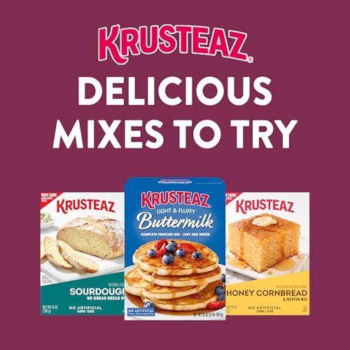 Krusteaz Sweet Cream Pancake and Waffle Mix, Light & Fluffy, 26 oz Boxes (Pack of 8) - Fresh Hearth