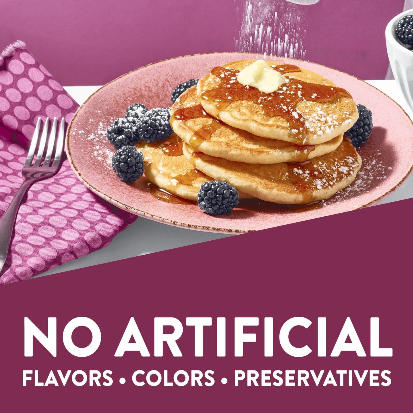 Krusteaz Sweet Cream Pancake and Waffle Mix, Light & Fluffy, 26 oz Boxes (Pack of 8) - Fresh Hearth