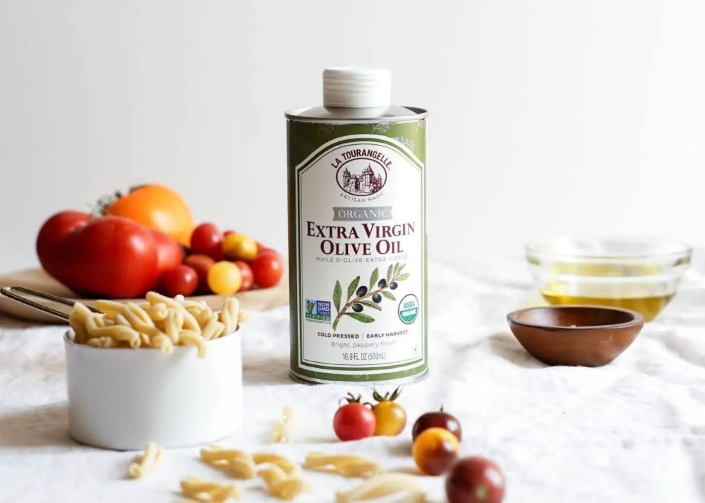 La Tourangelle, Organic Extra Virgin Olive Oil, Cold - Pressed High Antioxidant Picual Olives From Spain, 16.9 fl oz - Fresh Hearth