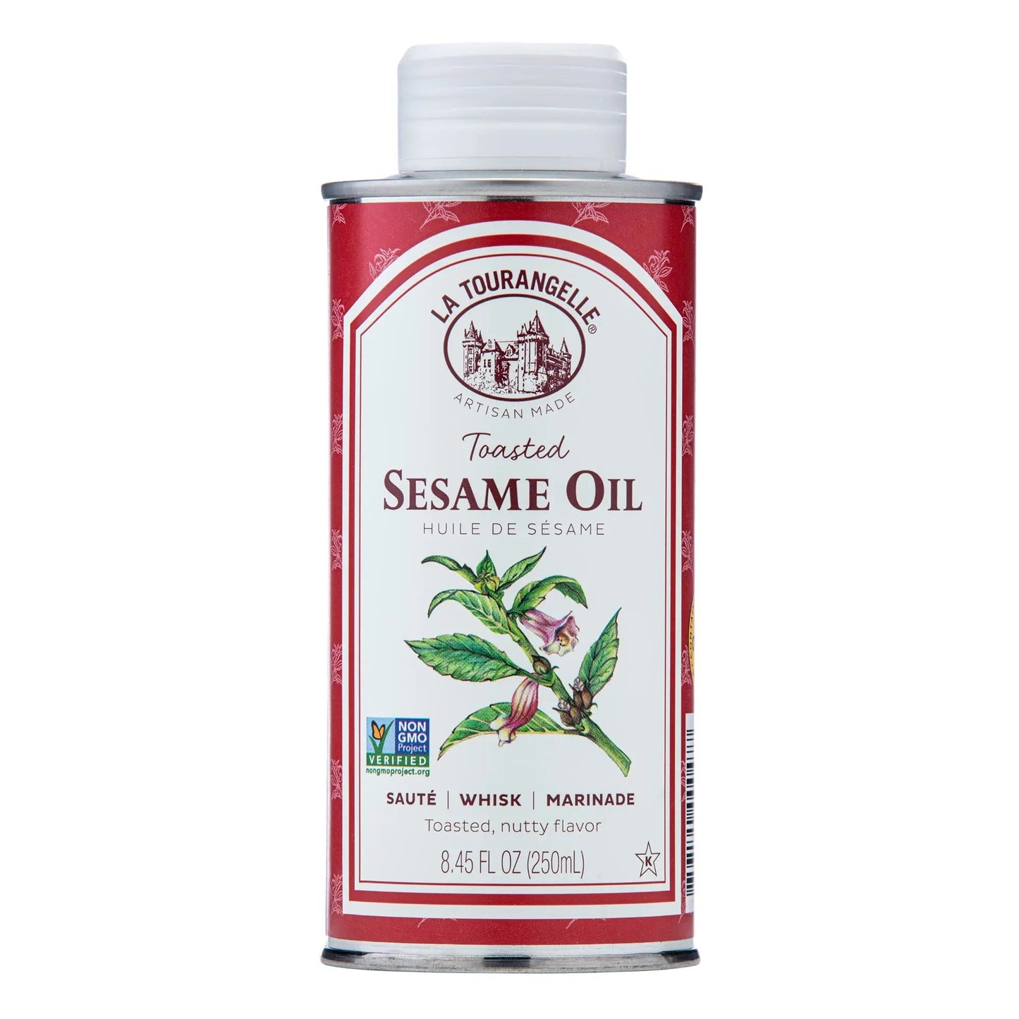 La Tourangelle, Toasted Sesame Oil, Great for Cooking, Add to Noodles, Stir - Fry, Vegetables, Vinaigrettes, and Marinades, 8.45 Fl Oz - Fresh Hearth