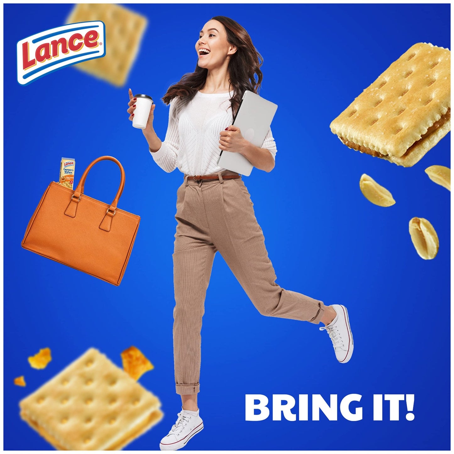 Lance Sandwich Crackers, Captain's Wafers, Variety Pack, 10 Individual Packs, 6 Sandwiches Each - Fresh Hearth