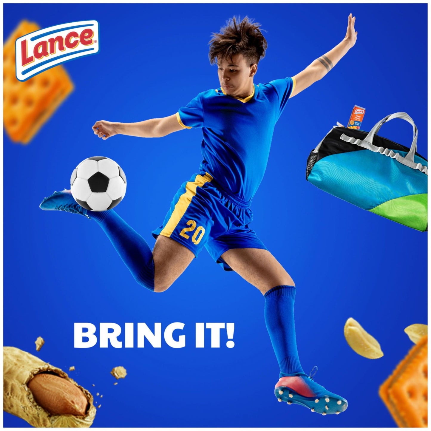 Lance Sandwich Crackers, ToastChee Peanut Butter, 20 Individually Wrapped Packs, 6 Sandwiches Each - Fresh Hearth