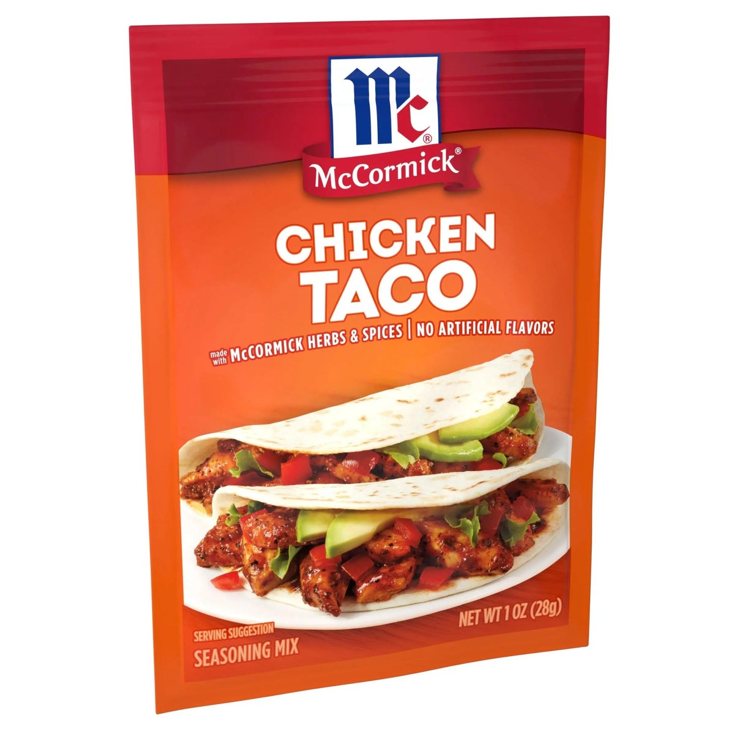 McCormick Chicken Taco Seasoning Mix, 1 oz (Pack of 12) - Fresh Hearth