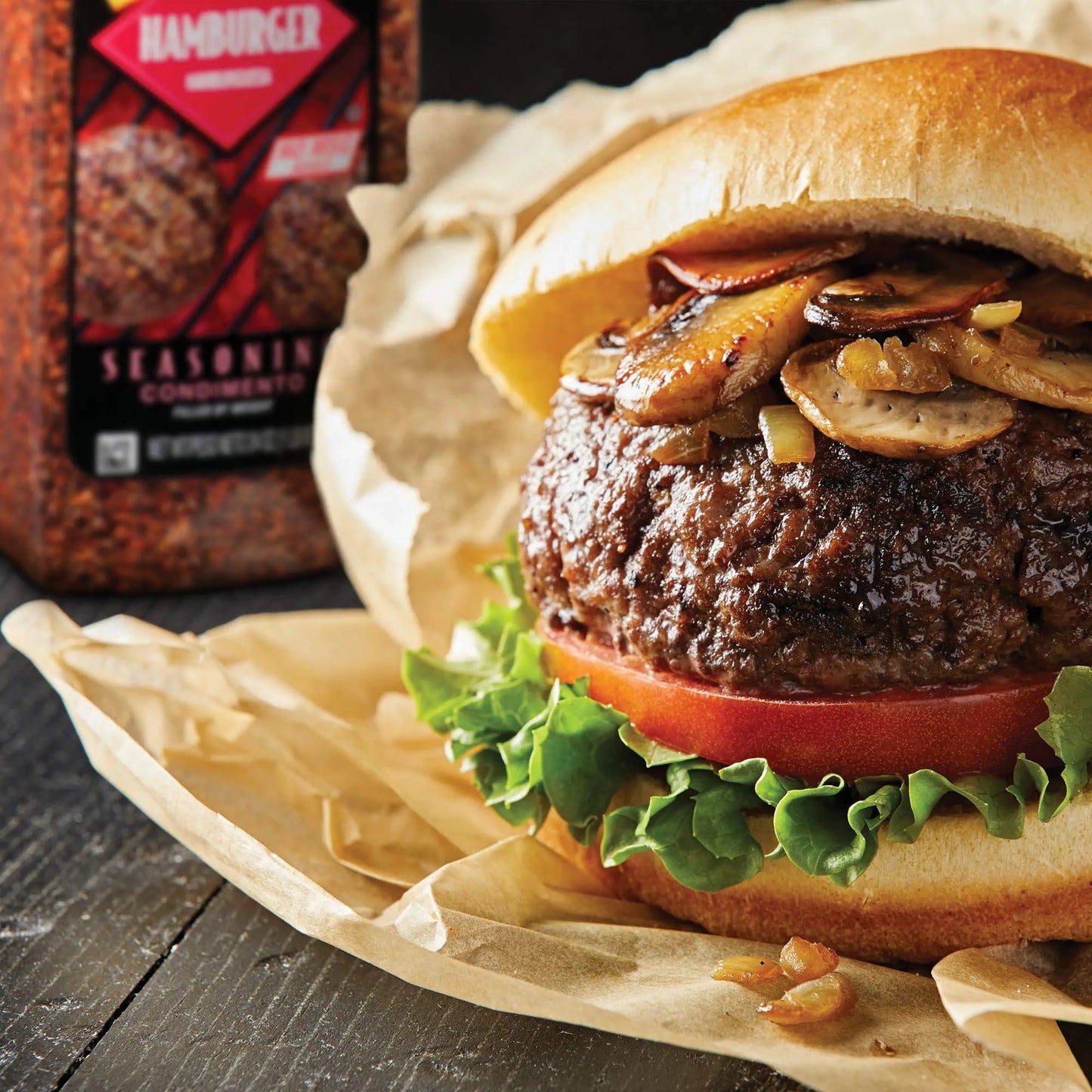 McCormick Grill Mates Hamburger Seasoning, 24 oz - One 24 Ounce Container of Hamburger Seasoning Mix with Bold Blend of Ground Peppers, Onion and Savory Garlic - Fresh Hearth
