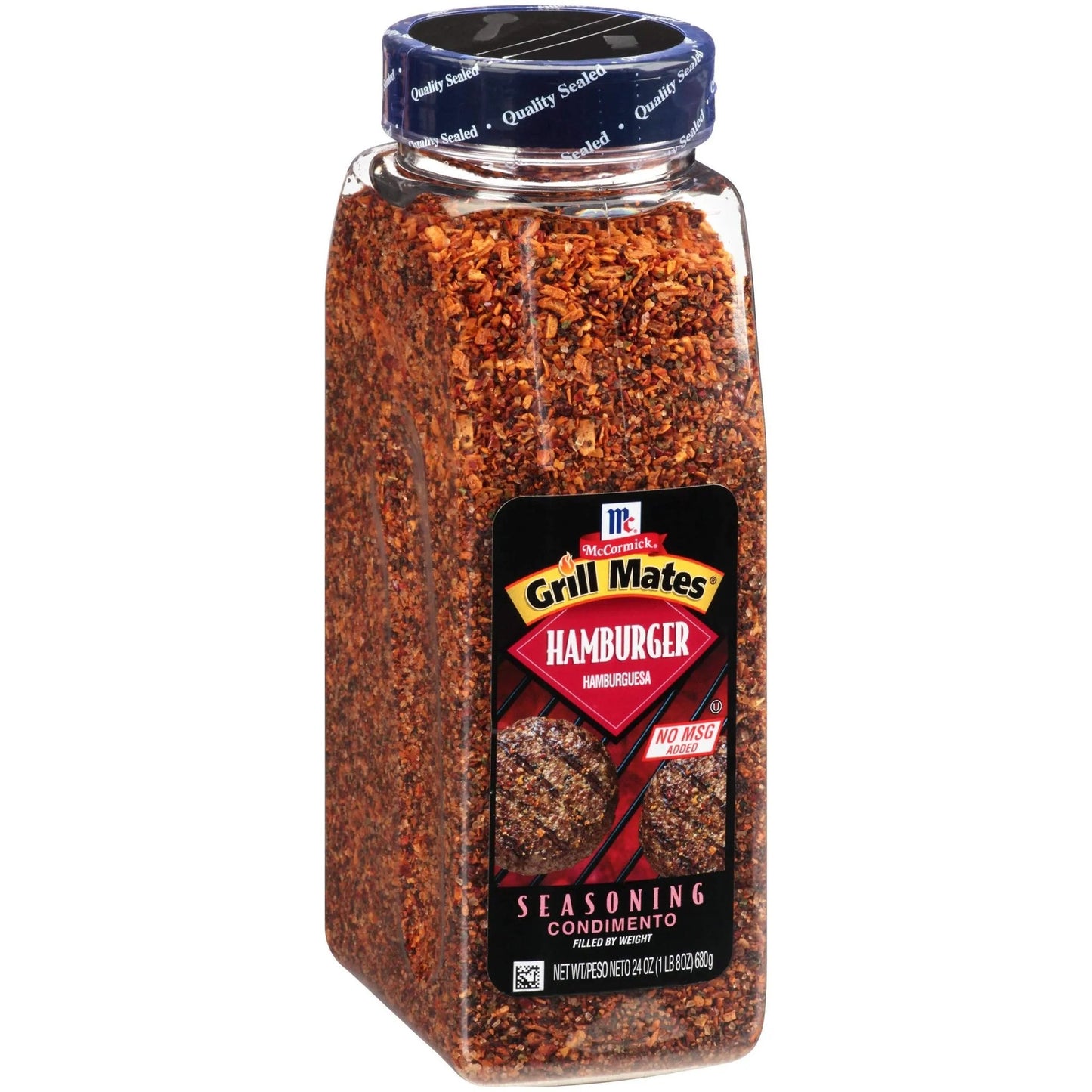 McCormick Grill Mates Hamburger Seasoning, 24 oz - One 24 Ounce Container of Hamburger Seasoning Mix with Bold Blend of Ground Peppers, Onion and Savory Garlic - Fresh Hearth