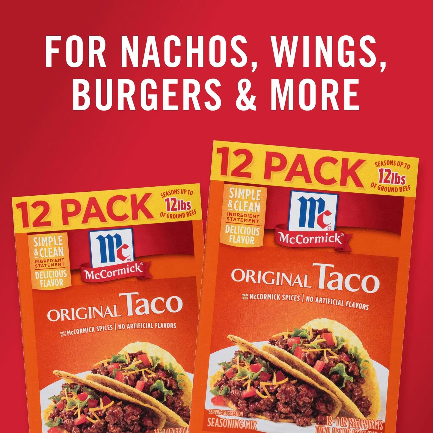 McCormick taco seasoning Original Taco Seasoning Mix, 12 oz - Fresh Hearth