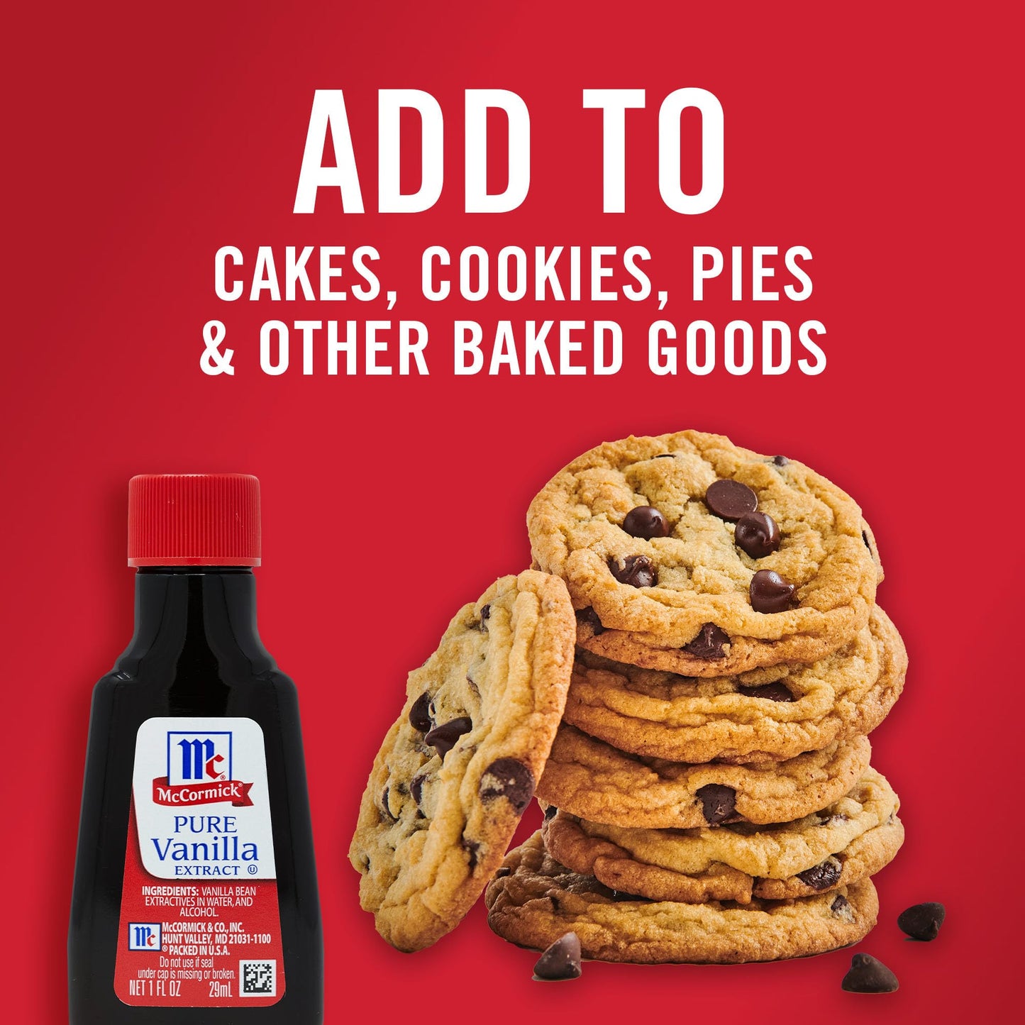 McCormick Vanilla Extract, Pure, Gluten Free, Non - GMO, Made with Madagascar Vanilla Beans, 1 fl oz - Fresh Hearth