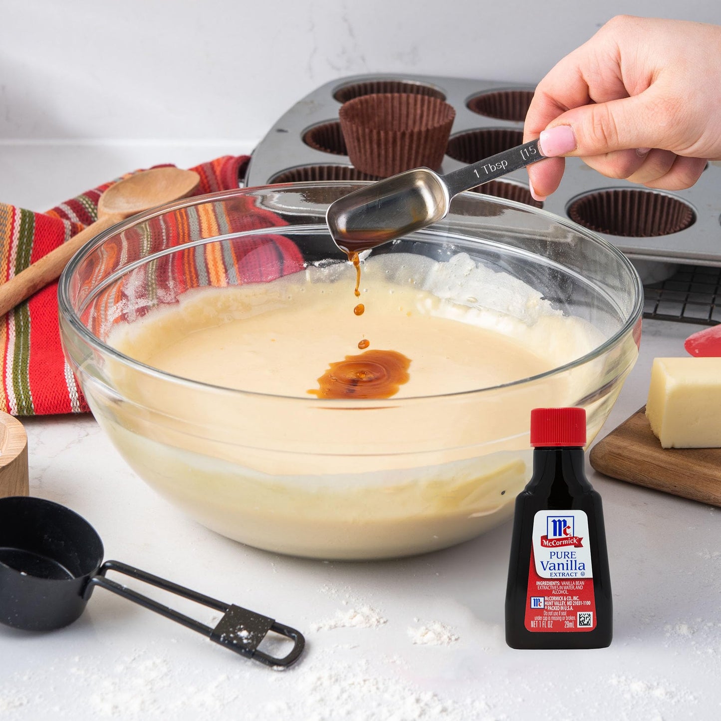 McCormick Vanilla Extract, Pure, Gluten Free, Non - GMO, Made with Madagascar Vanilla Beans, 1 fl oz - Fresh Hearth