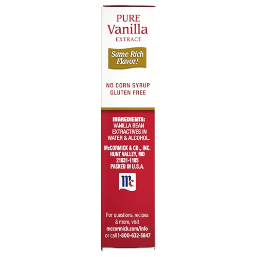 McCormick Vanilla Extract, Pure, Gluten Free, Non - GMO, Made with Madagascar Vanilla Beans, 1 fl oz - Fresh Hearth