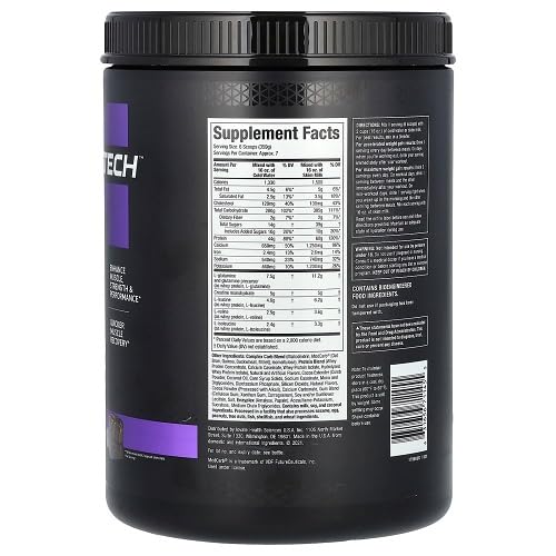 MuscleTech High Protein Mass Gainer for Men & Women - Protein Powder Shakes for Weight Gain, Muscle Building & Recovery with Creatine Monohydrate - Chocolate Fudge Brownie, 5.15 Pound - Fresh Hearth