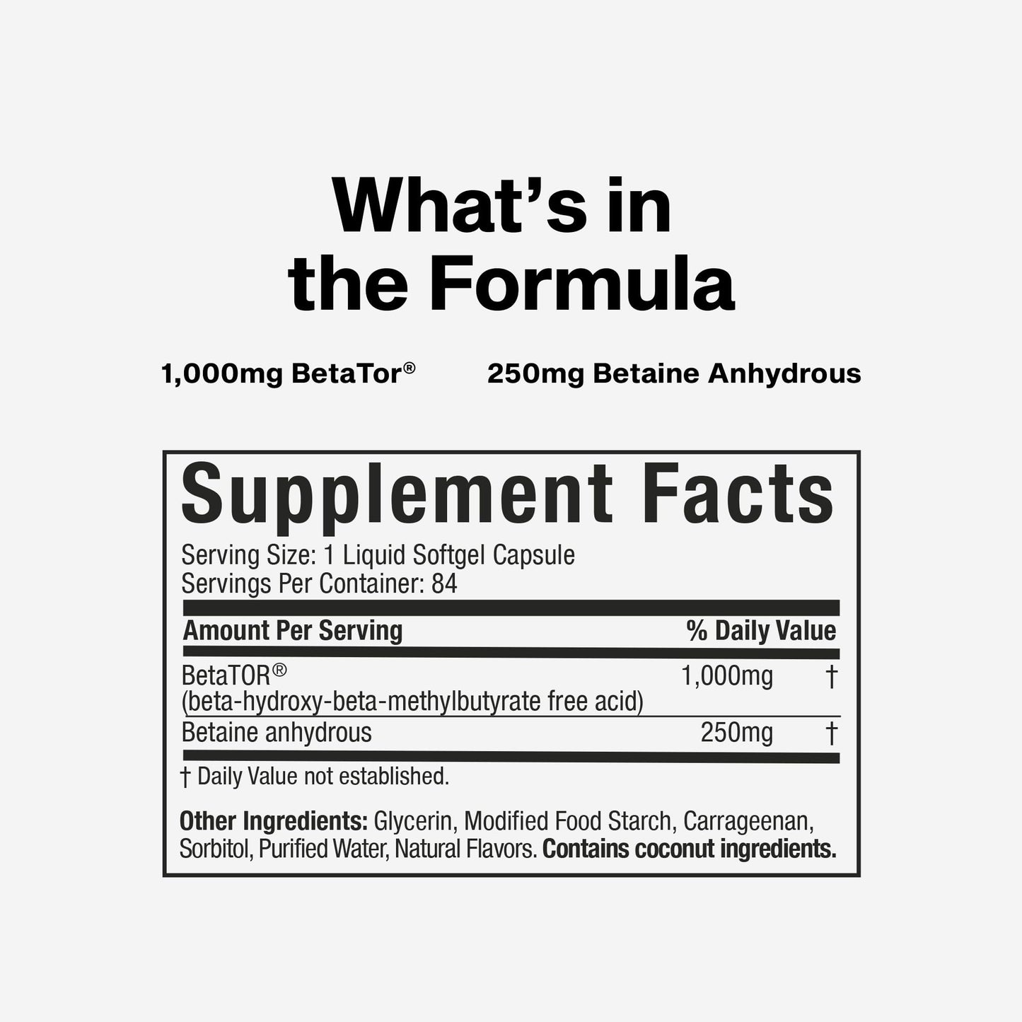 Muscletech HMB Supplements 1000mg, Clear Muscle (42 Liquid Softgels) - Highest Grade HMB for Lean Muscle & Recovery - HMB Free Acid Muscle Supplement - Help Decrease Muscle Breakdown - Fresh Hearth