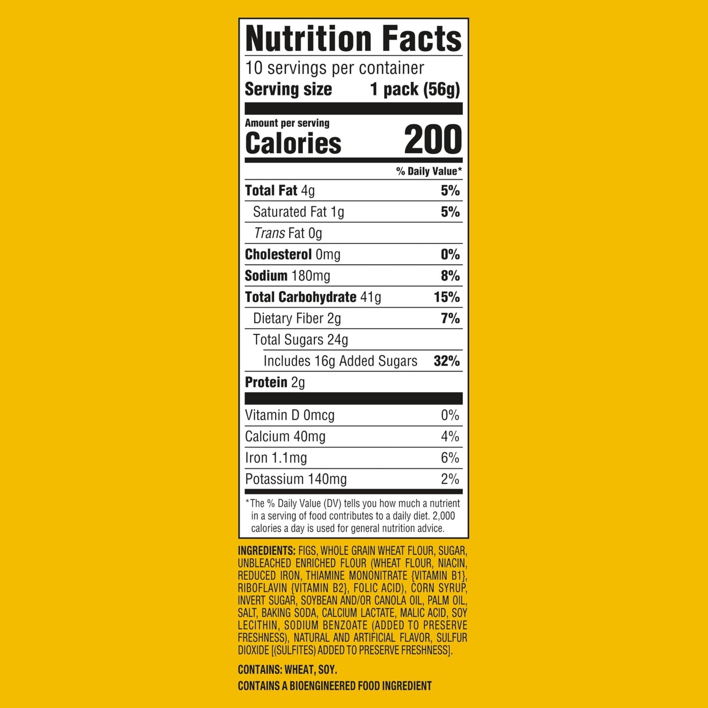 Newtons Fig Bars, Soft Fruit Chewy Cookies, 40 Snack Packs (2 Cookies Per Pack, 4 Boxes) - Fresh Hearth