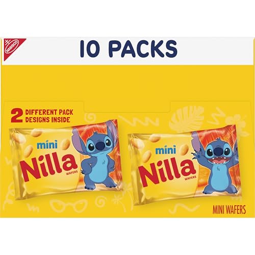 NILLA Wafers Mini Cookies, Vanilla Wafers, 10 Snack Packs - Fresh Hearth