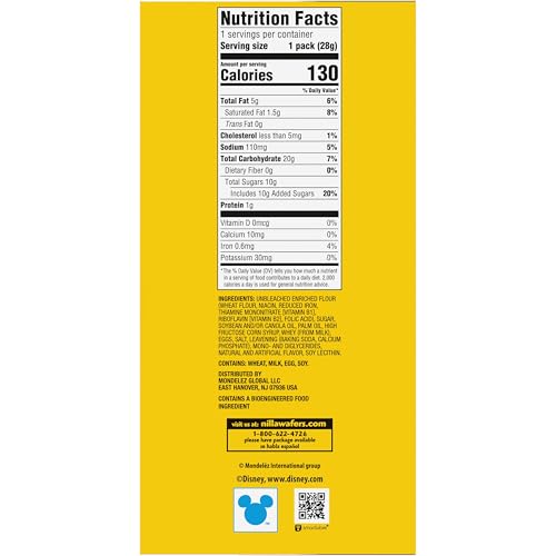 NILLA Wafers Mini Cookies, Vanilla Wafers, 10 Snack Packs - Fresh Hearth