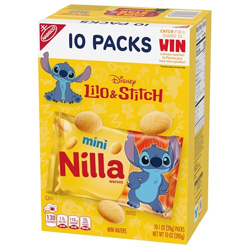 NILLA Wafers Mini Cookies, Vanilla Wafers, 10 Snack Packs - Fresh Hearth