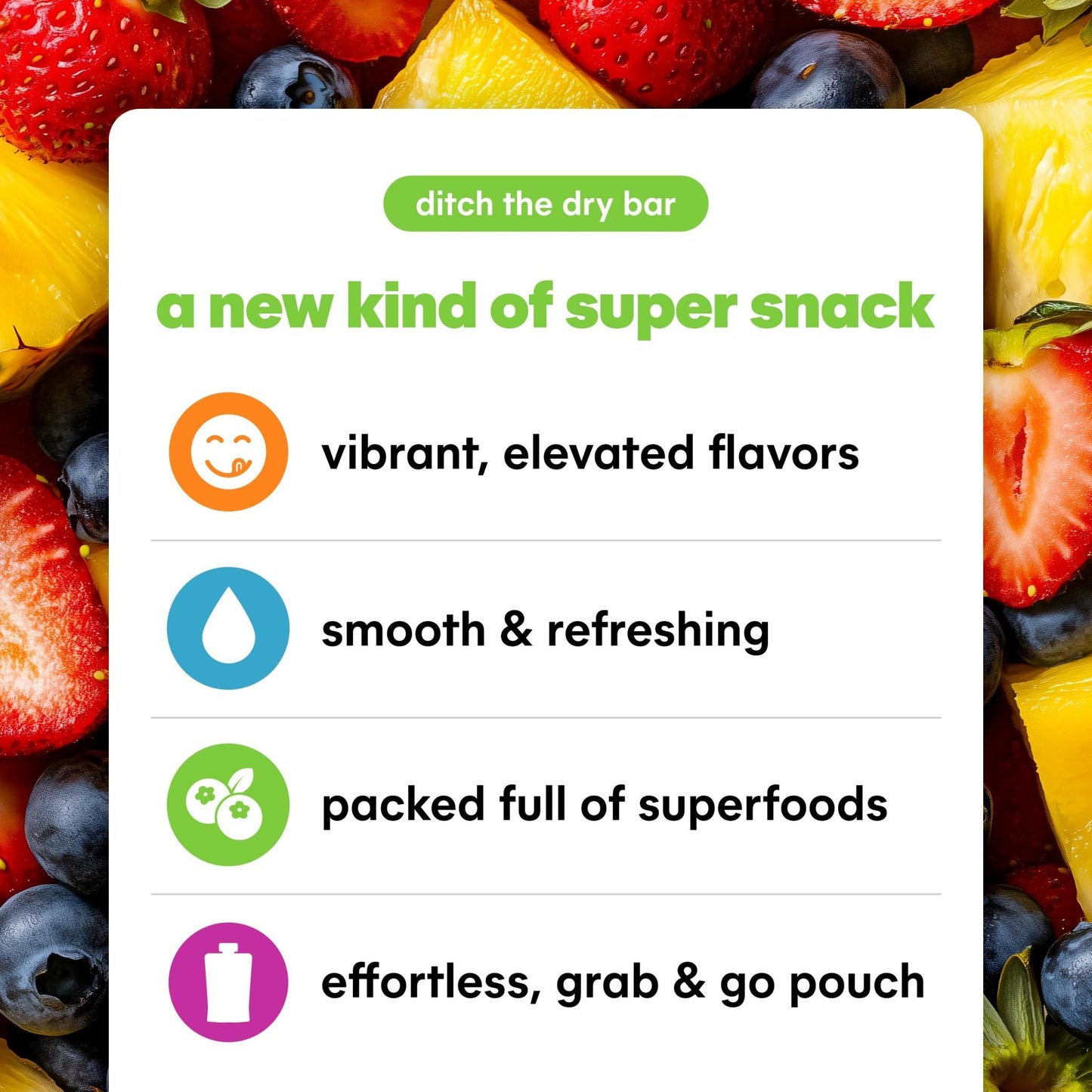 Noka Superfood Fruit Smoothie Pouches Variety Pack, Healthy Snacks with Flax Seed, Plant Protein and Prebiotic Fiber, Vegan and Gluten Free Snacks, Made in USA, Organic Squeeze Pouch, 4.22 oz, 12 Count - Fresh Hearth