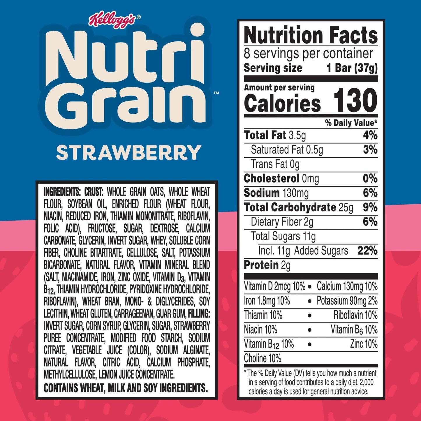 Nutri - Grain Soft Baked Breakfast Bars, Kids Snacks, Whole Grain, Variety Pack (4 Boxes, 32 Count) - Fresh Hearth