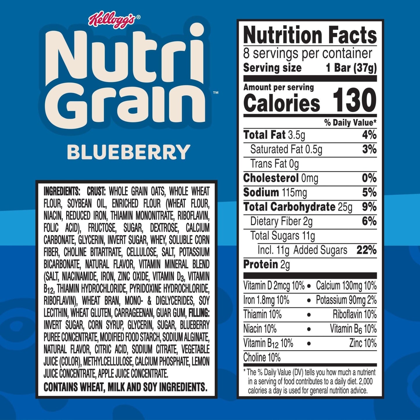 Nutri - Grain Soft Baked Breakfast Bars, Kids Snacks, Whole Grain, Variety Pack (4 Boxes, 32 Count) - Fresh Hearth