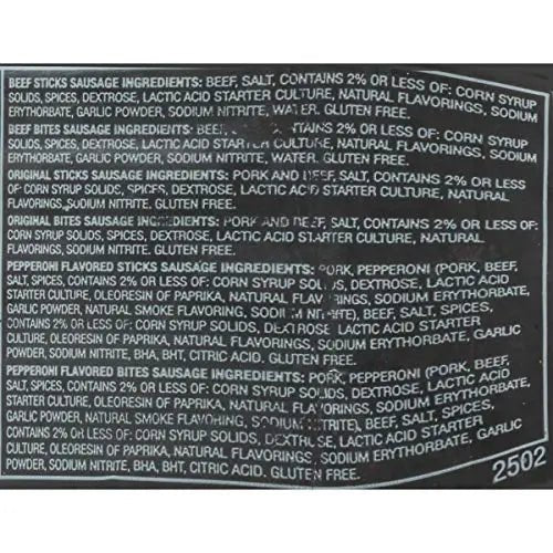 Old Wisconsin Beef Sausage Snack Sticks, Naturally Smoked, Ready to Eat, High Protein, Low Carb, Keto, Gluten Free, 26 Ounce Resealable Package - Fresh Hearth