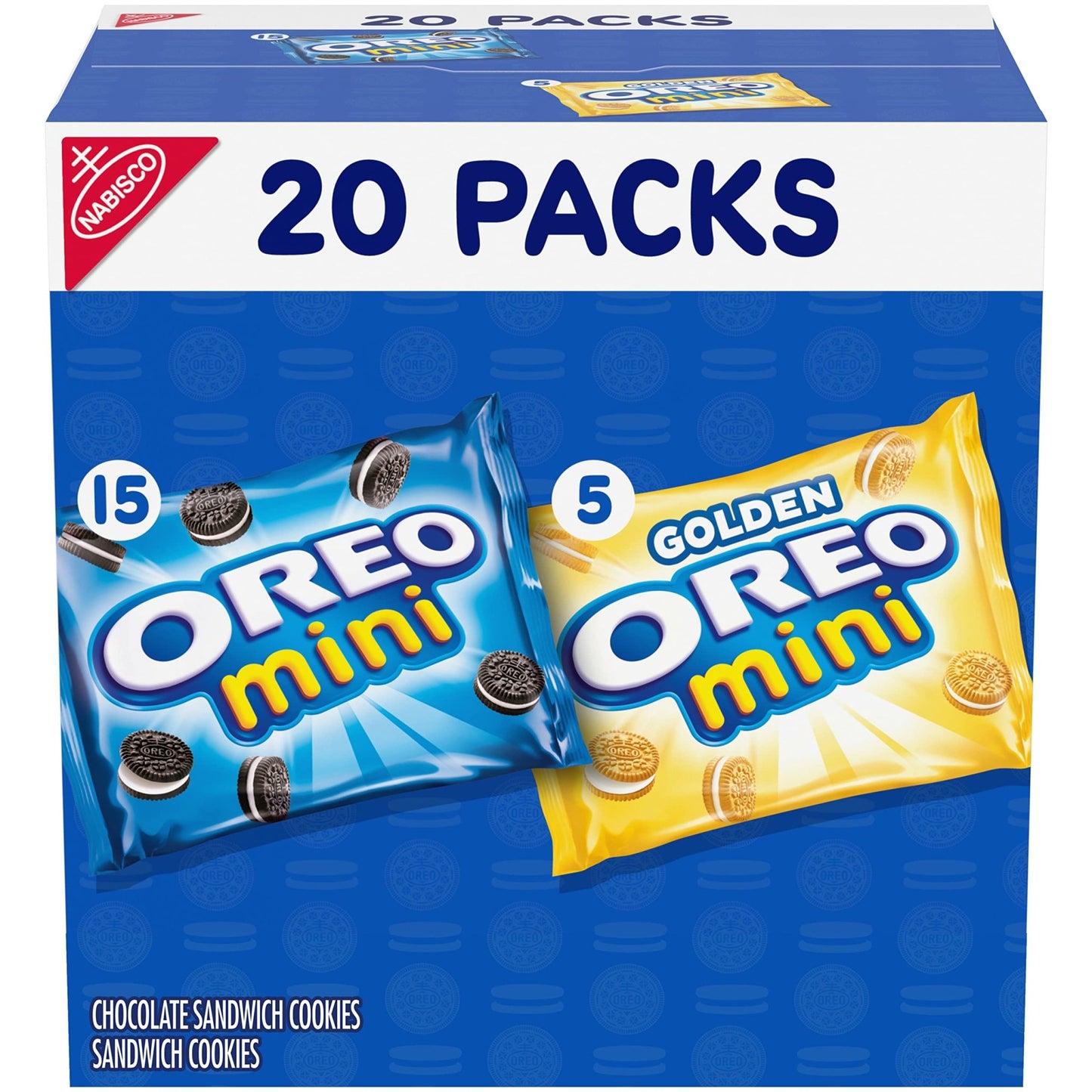 OREO Mini Mix Sandwich Cookies Variety Pack, 20 Snack Packs - Fresh Hearth
