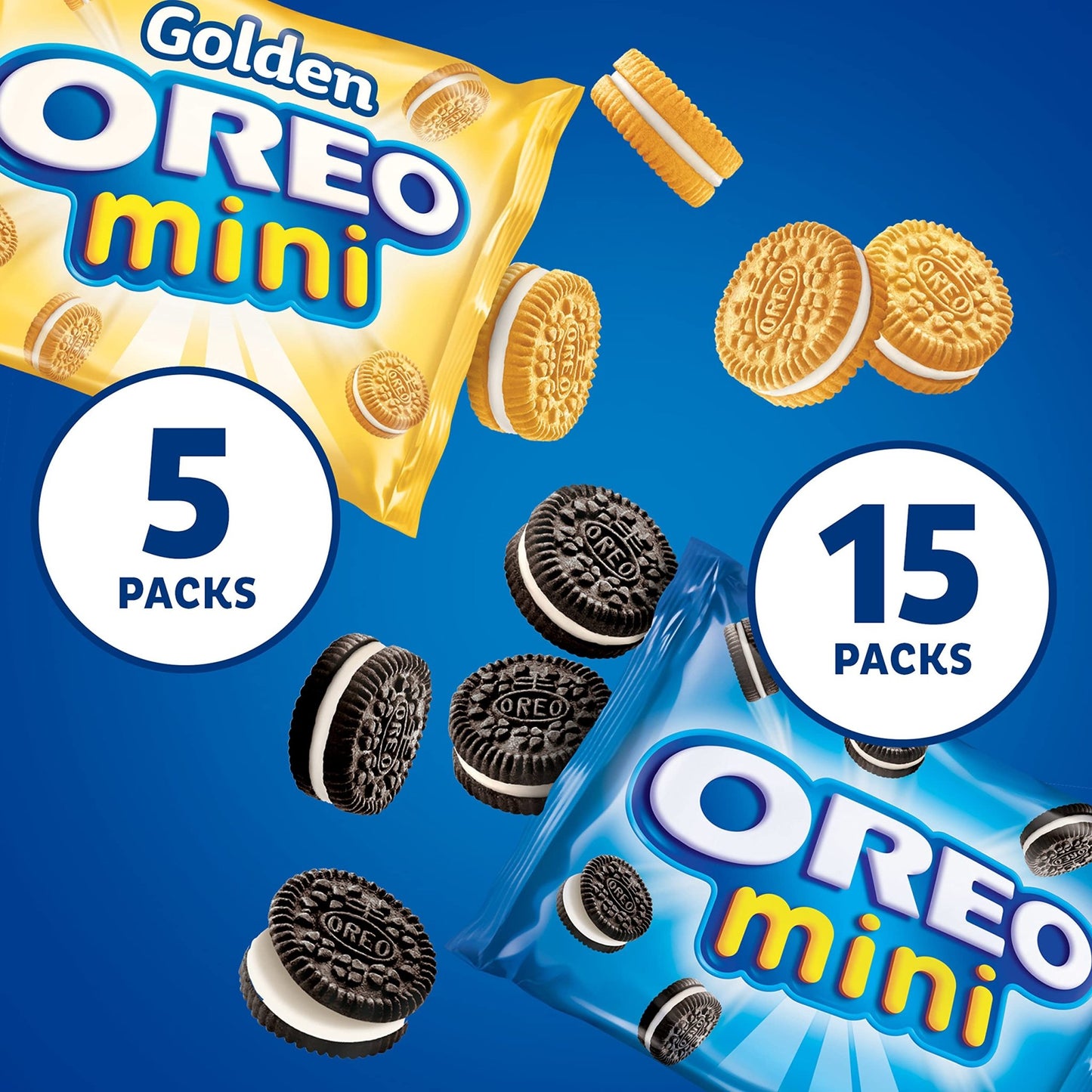OREO Mini Mix Sandwich Cookies Variety Pack, 20 Snack Packs - Fresh Hearth