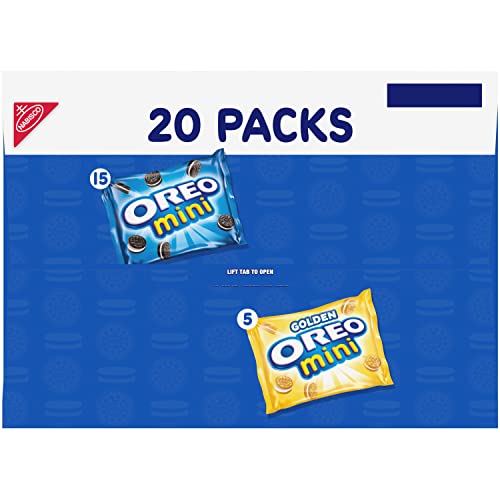 OREO Mini Mix Sandwich Cookies Variety Pack, 20 Snack Packs - Fresh Hearth