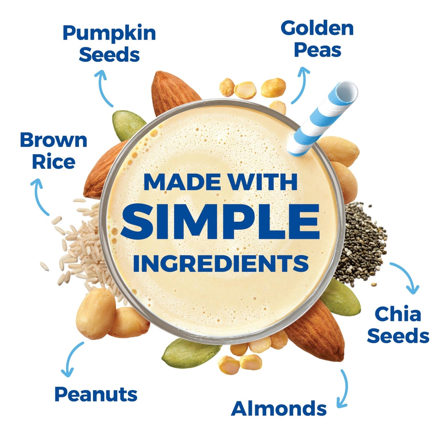 Orgain Organic Simple Vegan Protein Powder, Vanilla - 20g Plant Based Protein, Made with less Ingredients, No Artificial Sweeteners, Gluten Free, No Dairy or Lactose, 1.25 lb (Packaging May Vary) - Fresh Hearth