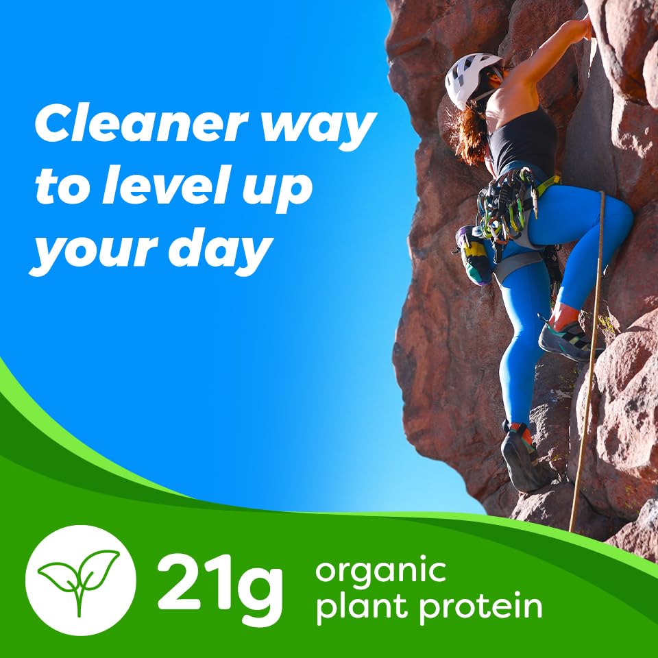 Orgain Organic Vegan Protein Powder, Vanilla Bean - 21g Plant Protein, 4g Prebiotic Fiber, No Lactose Ingredients, No Added Sugar, Non - GMO, For Shakes & Smoothies, 2.03 lb (Packaging May Vary) - Fresh Hearth