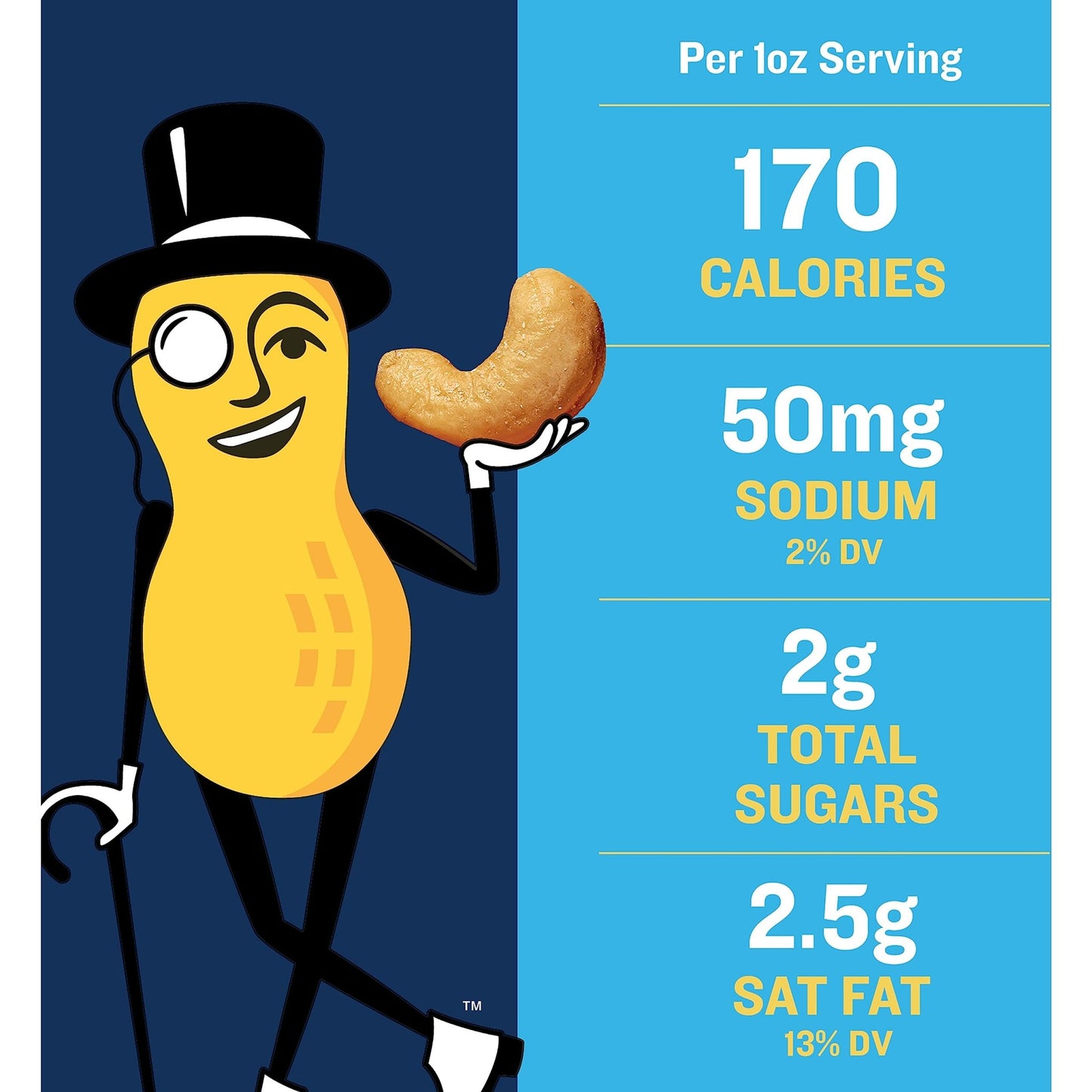 PLANTERS Deluxe Lightly Salted Cashews, Party Snacks, Plant - Based Protein, Quick Snack for Adults, After School Snack, Flavored with Sea Salt, Kosher, 1lb 2.25oz - Fresh Hearth