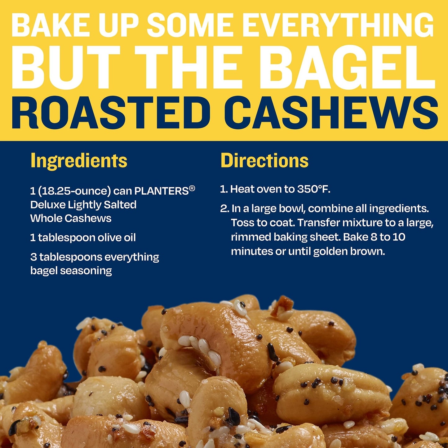 PLANTERS Deluxe Lightly Salted Cashews, Party Snacks, Plant - Based Protein, Quick Snack for Adults, After School Snack, Flavored with Sea Salt, Kosher, 1lb 2.25oz - Fresh Hearth