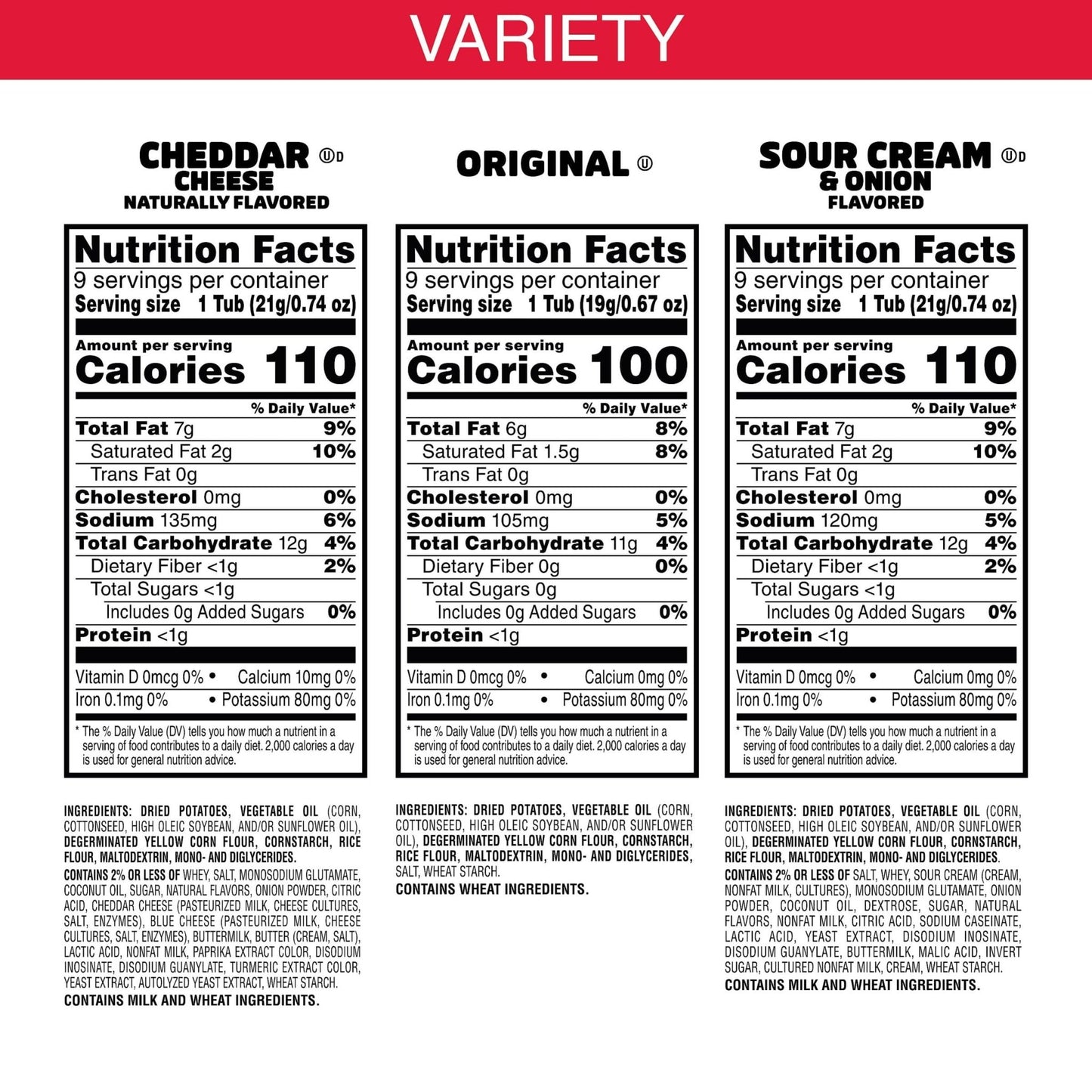 Pringles Potato Crisps Chips, On - the - Go Snacks, Snack Stacks, Variety Pack, 19.3oz Box (27 Cups) - Fresh Hearth