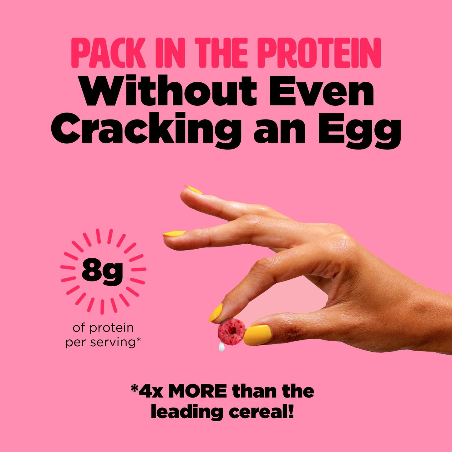 Protein and Gluten - Free Breakfast Cereal by Three Wishes - Variety Pack, 6 Pack - More Protein and Less Sugar Snack - Kosher, Vegan - Frosted, Fruity, Cocoa, Strawberry, Honey & Cinnamon - Fresh Hearth