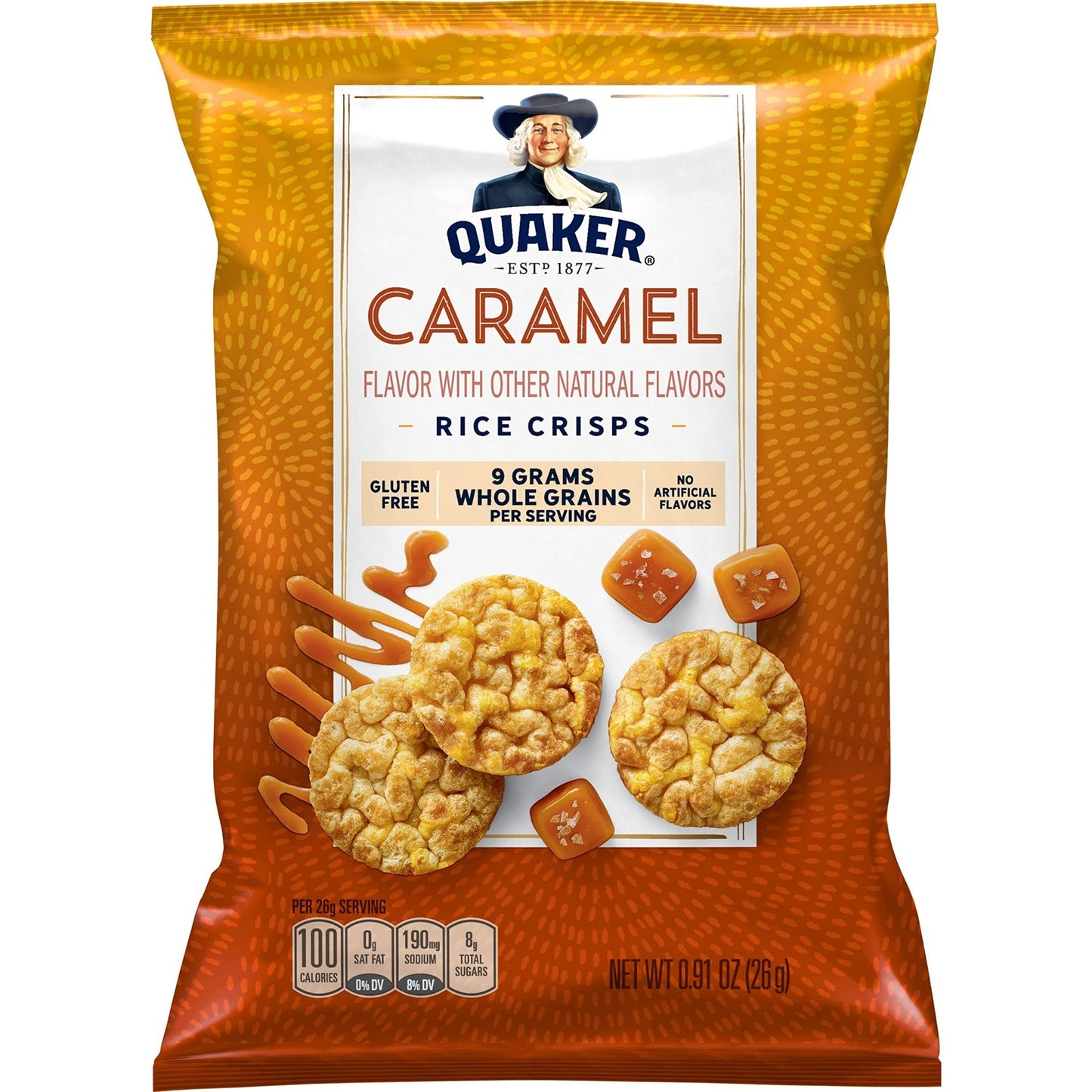 Quaker Rice Crisps, 4 Flavor Sweet and Savory Variety Mix, 15 count - Fresh Hearth
