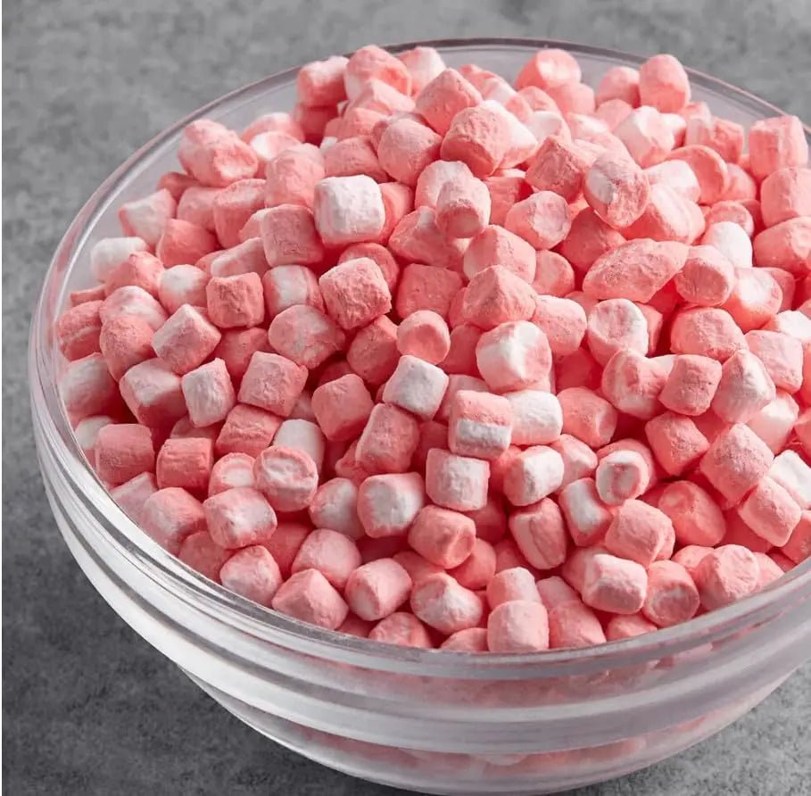 Sarah's Candy Factory 2.7 Oz (2 PACK) Dehydrated Peppermint Marshmallow Bits in Reusable Jar - Fresh Hearth