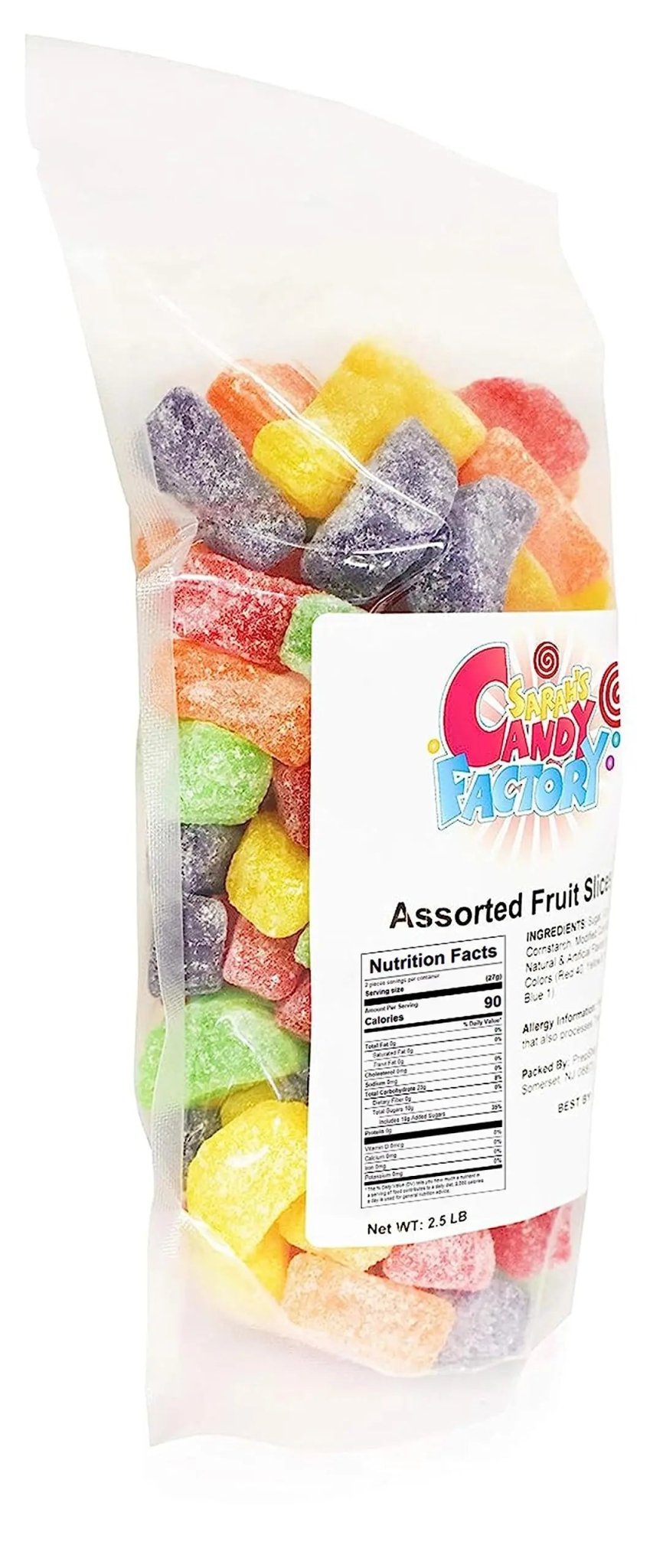 Sarah's Candy Factory Assorted Fruit Slice Candy in Resealable Bag, 2.5 Lbs - Fresh Hearth