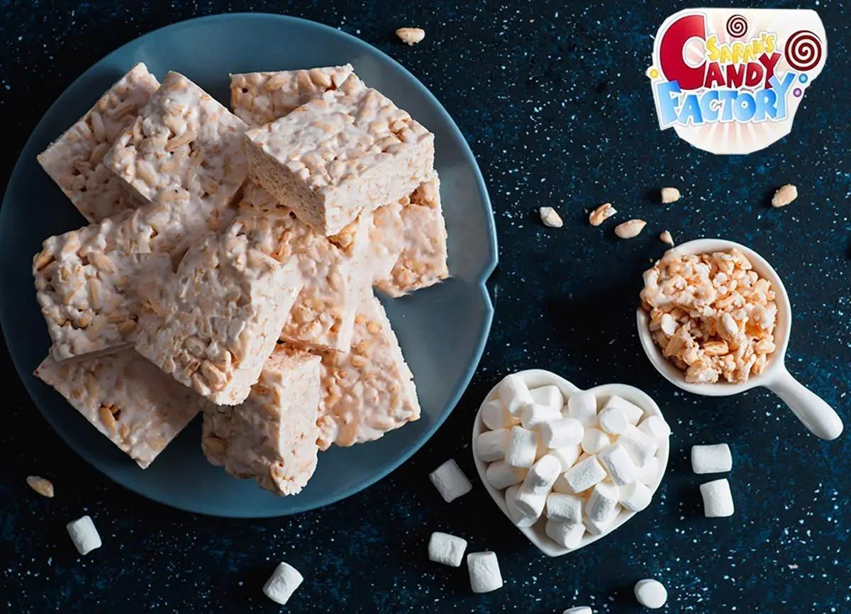 Sarah's Candy Factory Variety Dehydrated Marshmallow Bits, Vanilla Marshmallows in Jar, Assorted Marshmallows in Jar (Vanilla - Assorted) - Fresh Hearth