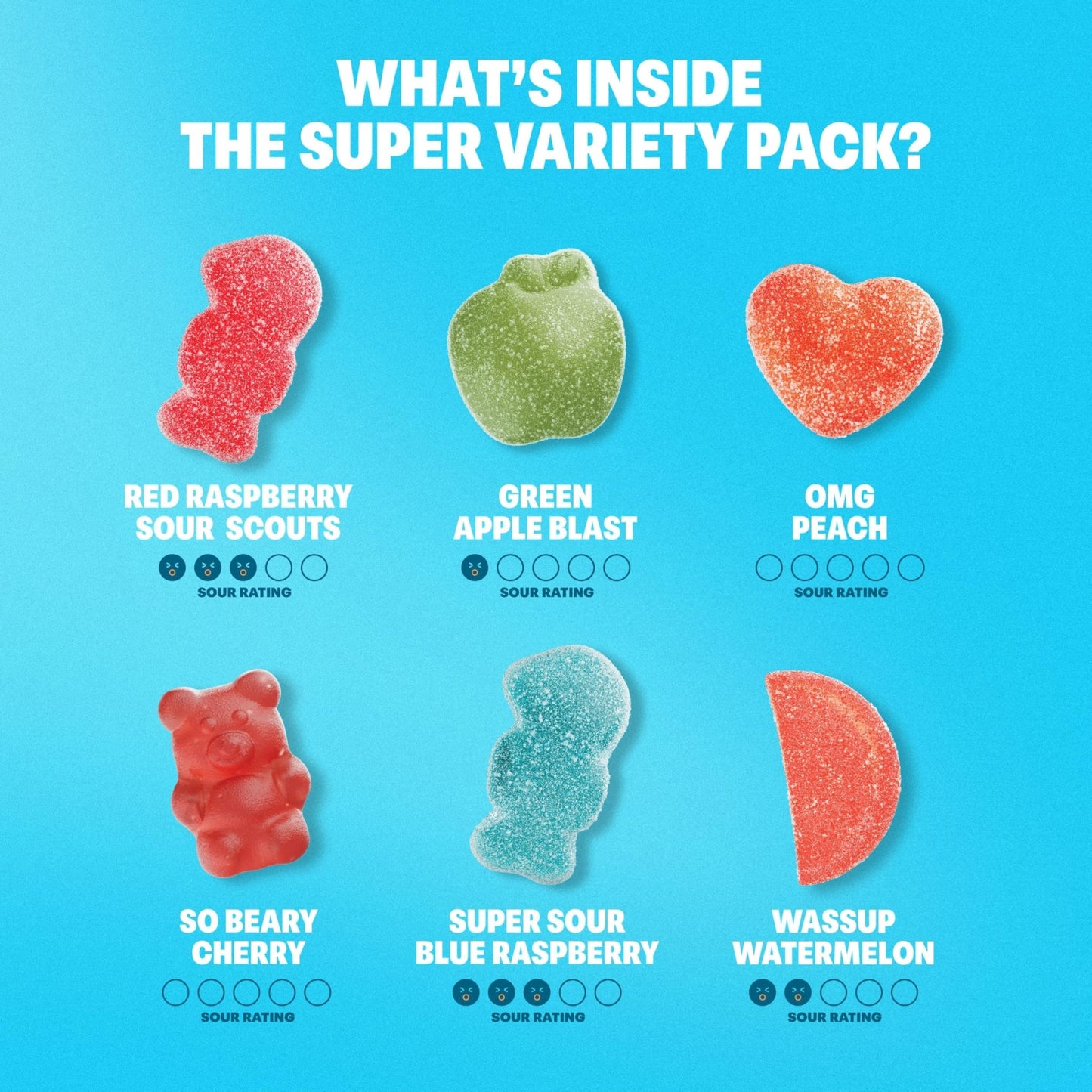 Shameless Snacks - Healthy Low Calorie Snacks, Low Carb Keto Gummies (Gluten Free Candy) - 6 Pack Super Variety Pack - Fresh Hearth