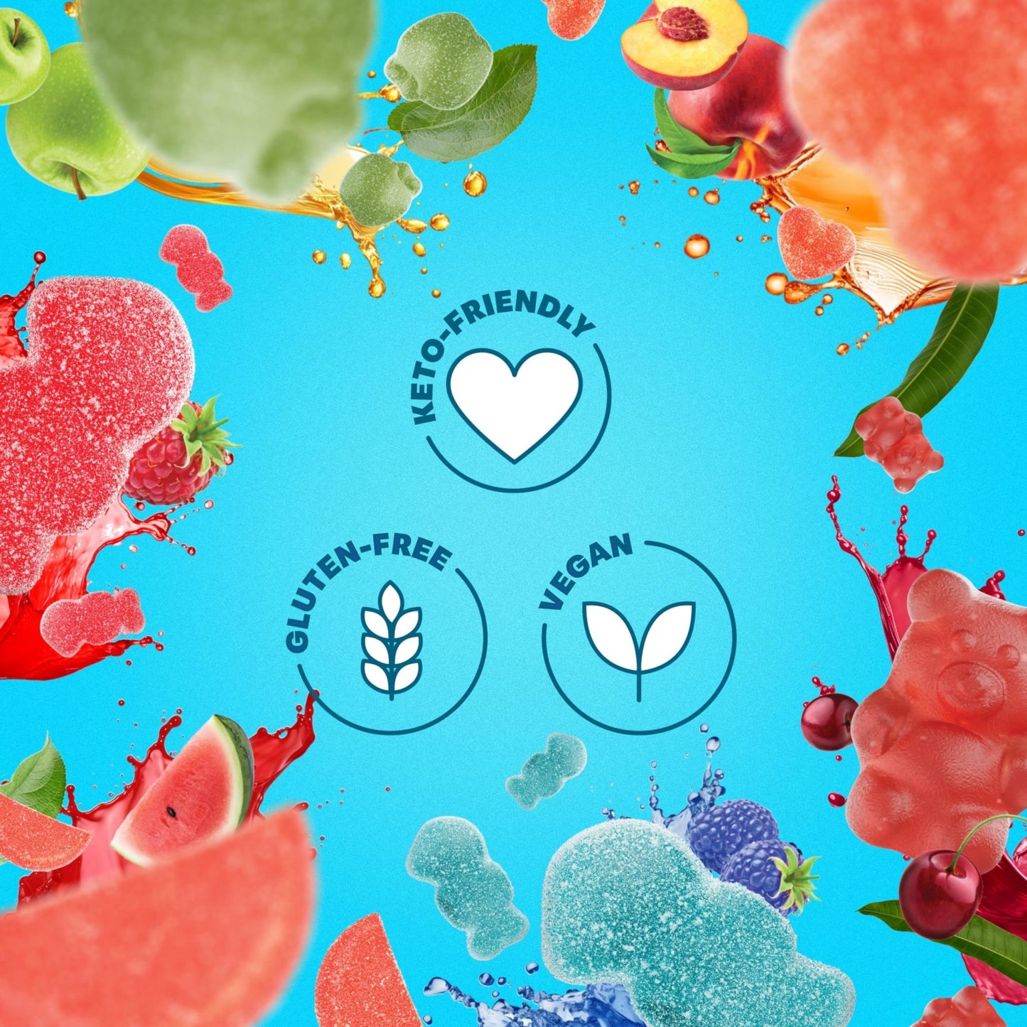 Shameless Snacks - Healthy Low Calorie Snacks, Low Carb Keto Gummies (Gluten Free Candy) - 6 Pack Super Variety Pack - Fresh Hearth