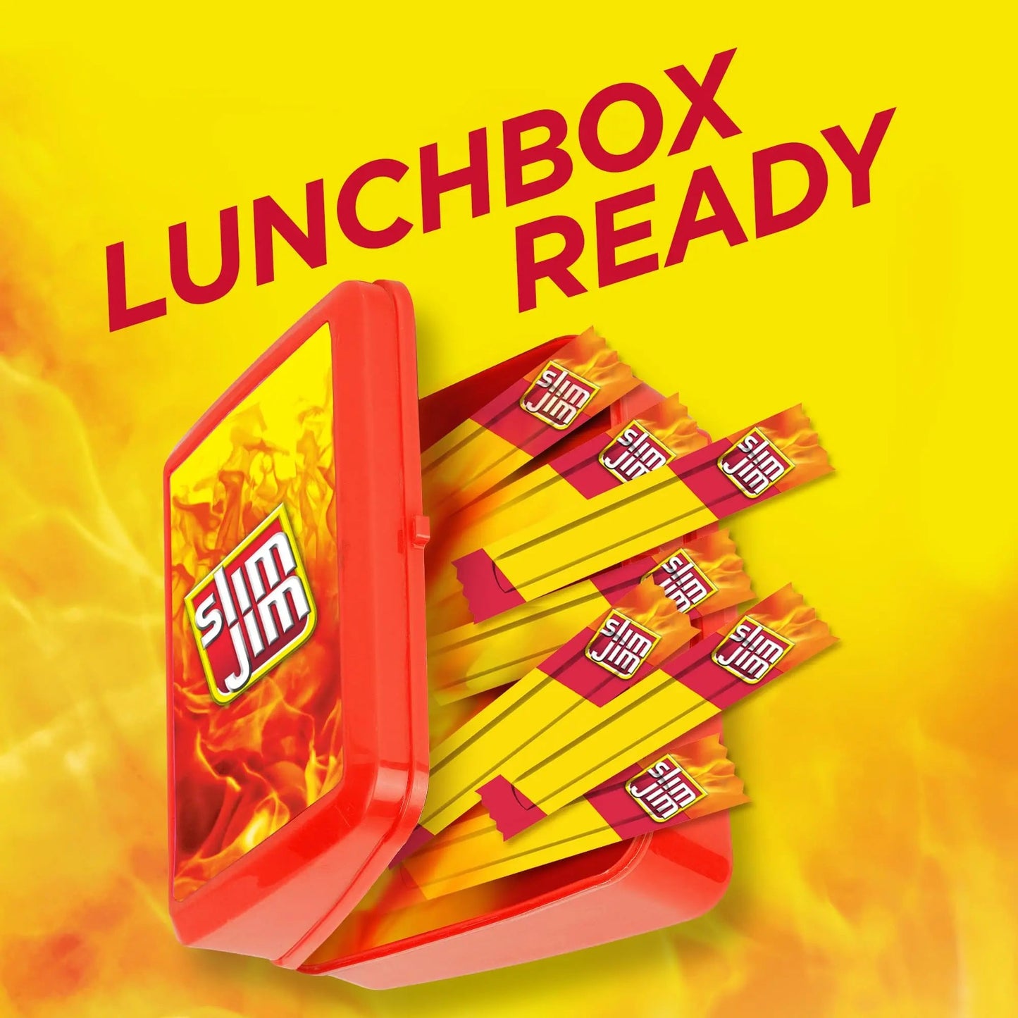 Slim Jim Smoked Meat Sticks, Original Flavor, 6g Protein Per Serving, Snack Size, 0.28 oz. (46 Count) - Fresh Hearth