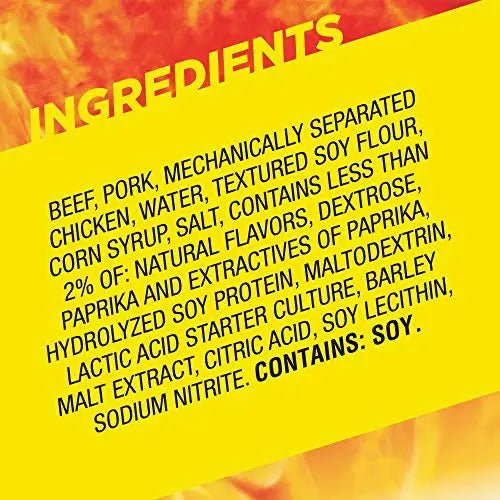 Slim Jim Smoked Meat Sticks, Original Flavor, 6g Protein Per Serving, Snack Size, 0.28 oz. (46 Count) - Fresh Hearth
