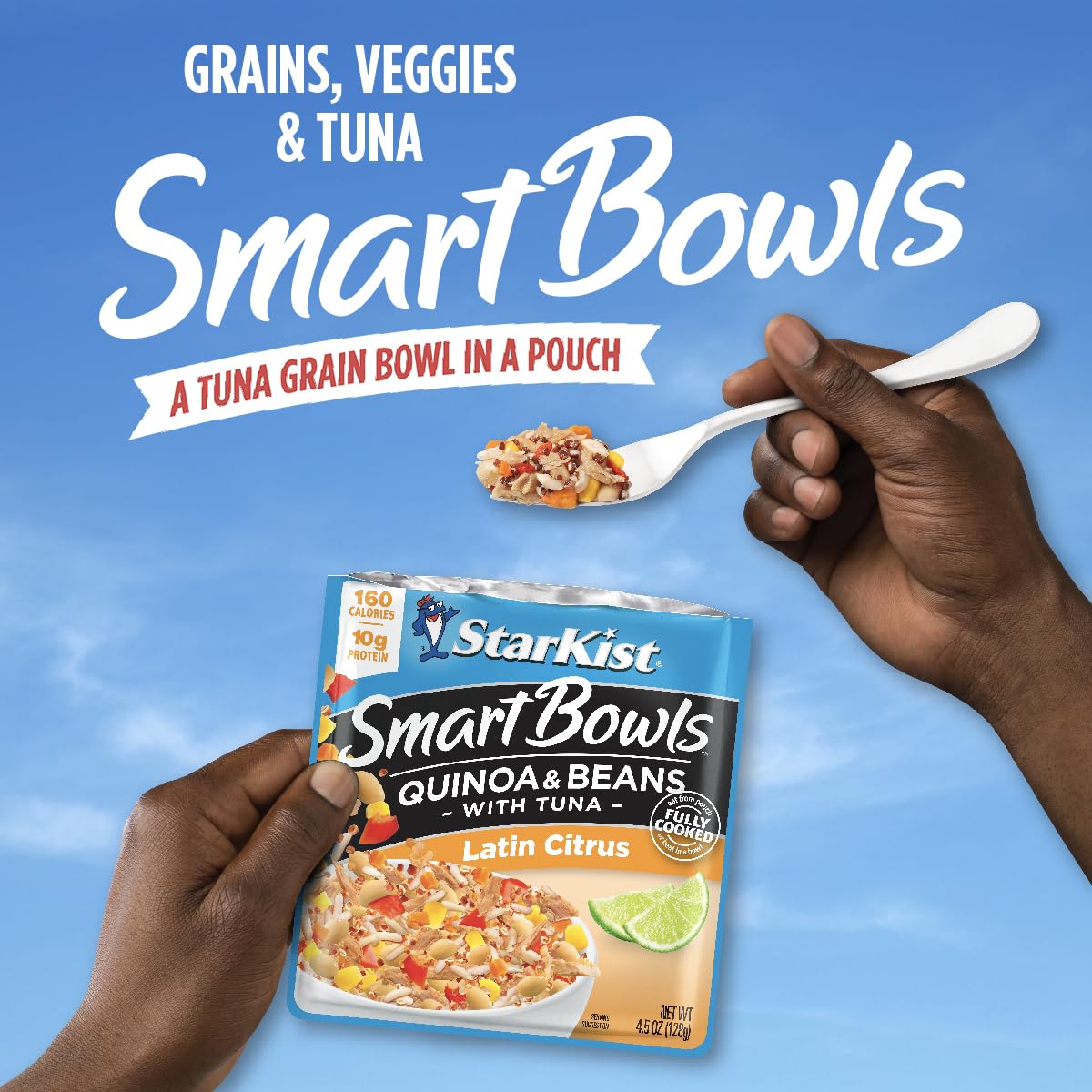 StarKist Smart Bowls Latin Citrus, 4.5 oz Pouch (Pack of 12) – Features Quinoa & Beans with Wild Caught Tuna - Fresh Hearth