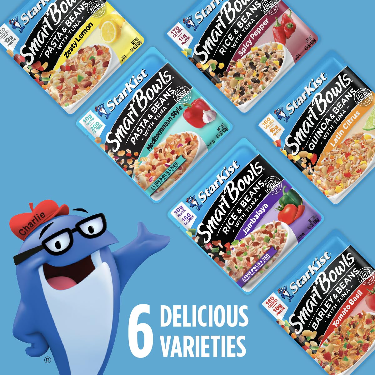 StarKist Smart Bowls Tuna, Rice and Beans, Jambalaya, 4.5 oz Pouch, Pack of 12 - Fresh Hearth