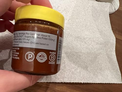 Superfood Honey by Beekeeper's Naturals - Bee Pollen, Royal Jelly, Propolis, Honey - Natural Energy, Immune Support, Mental Clarity, Athletic Performance (4.4 oz) - Fresh Hearth