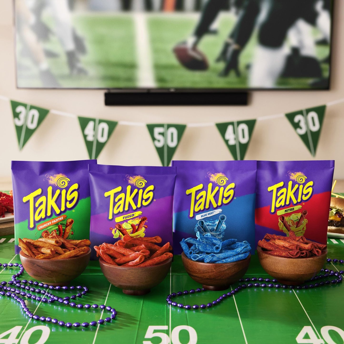 Takis 18 pc / 1 oz Variety Pack, Assorted Flavored Mixed Rolled Tortilla Chips – (5) Fuego, (5) Blue Heat, (4) Nitro, (4) Crunchy Fajitas - Fresh Hearth