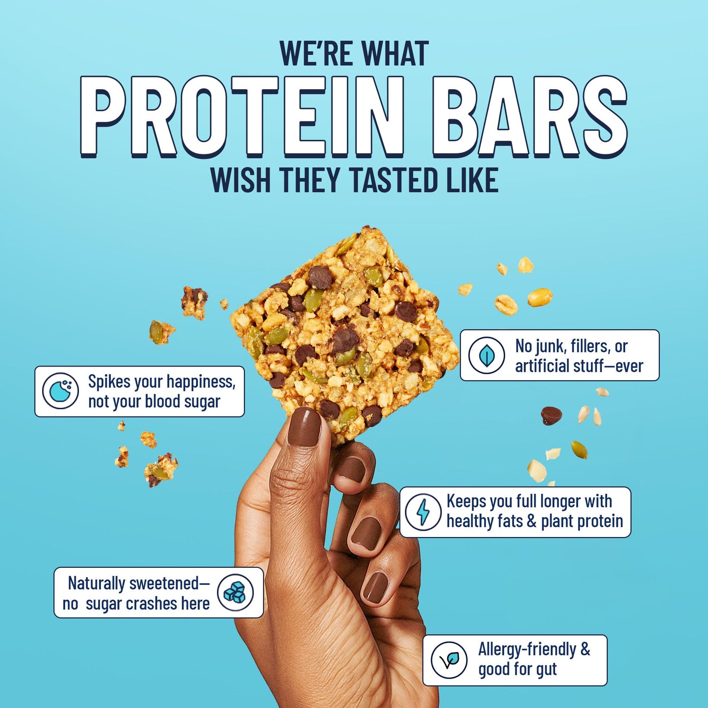 The YES Bar – Six Flavor Variety Pack – Plant Based Protein, Decadent Snack Bar – Vegan, Paleo, Gluten Free, Dairy Free, Low Sugar, Healthy Snack, Breakfast, Low Carb, Keto Friendly (Pack of 6) - Fresh Hearth