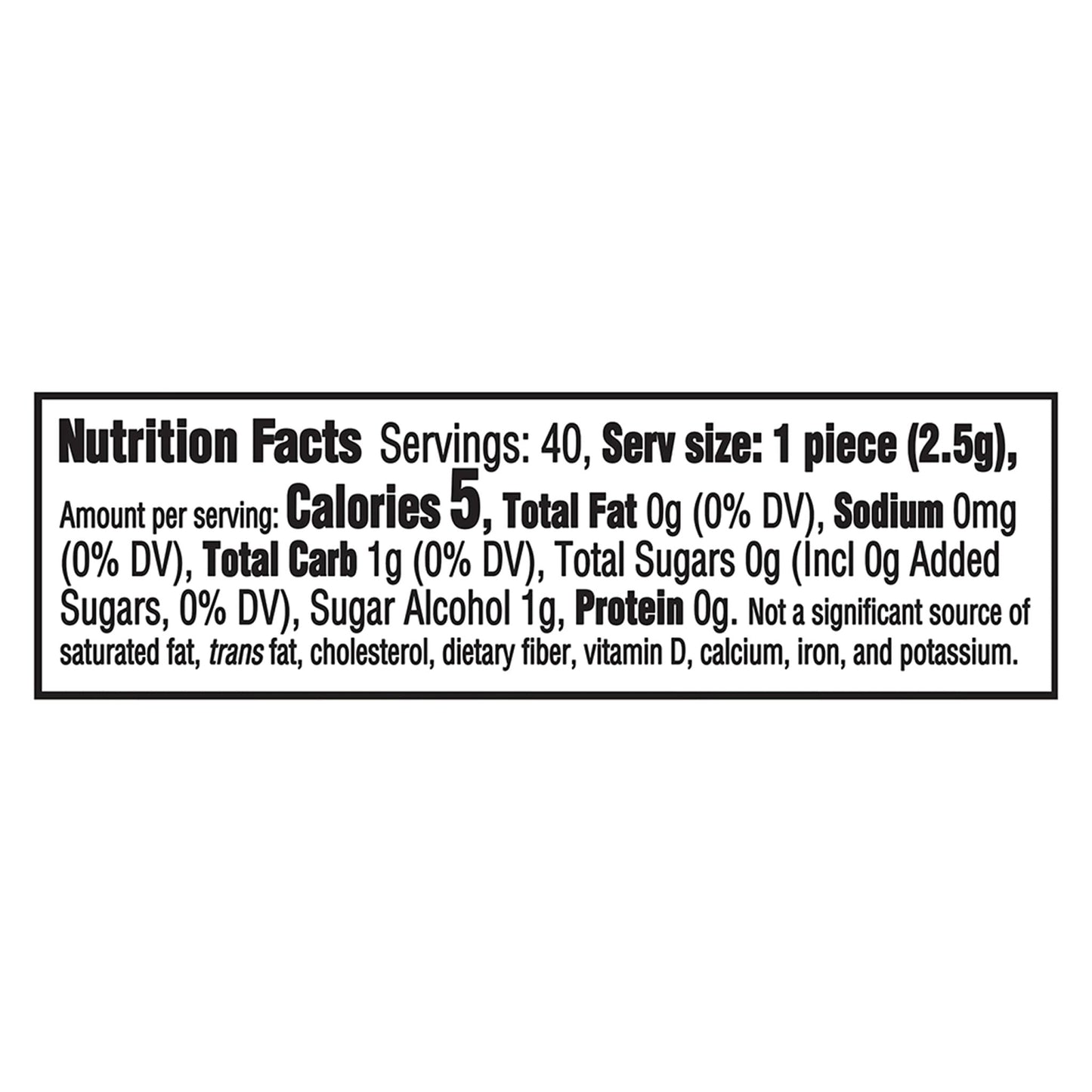 Trident Vibes SOUR PATCH KIDS Blue Raspberry Sugar - Free Chewing Gum, 4 Bottles of 40 Pieces (160 Total Pieces) - Fresh Hearth