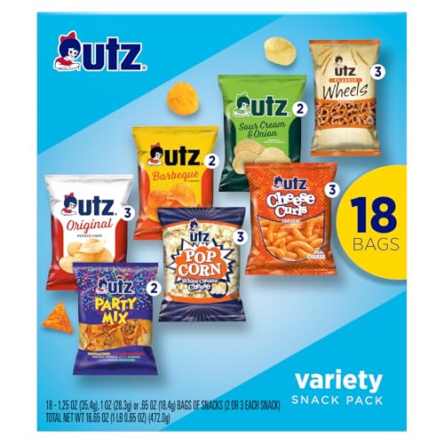 Utz Variety Snack Pack, 18 ct, 16.65 oz. - Fresh Hearth